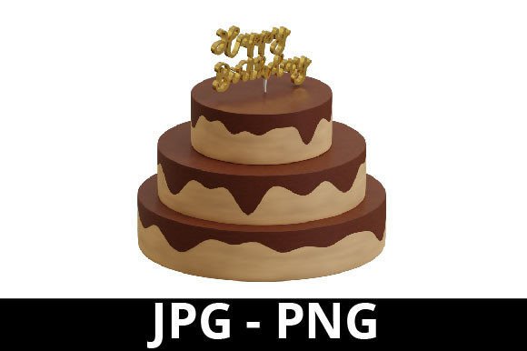 3D Rendered Birthday Cakes: A Creative and Realistic Way to Celebrate Special Occasions