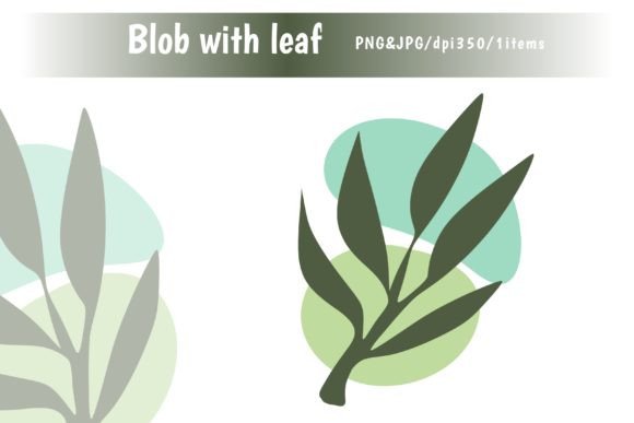 Abstract Wisps and Leaves Elements for Creative Design
