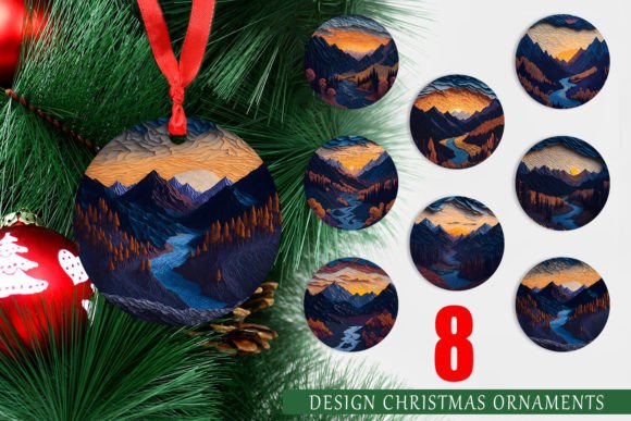 Christmas Ornament Mountain Landscape PA: Creative Designs for Festive Decor