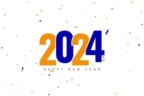 Colorful New Year 2024 Typography: A Guide to Choosing and Using the Right Design Files