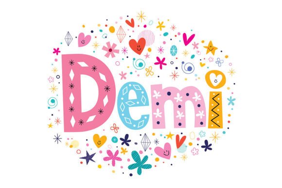 Demi: A Decorative Lettering Type Design for Creative Expression