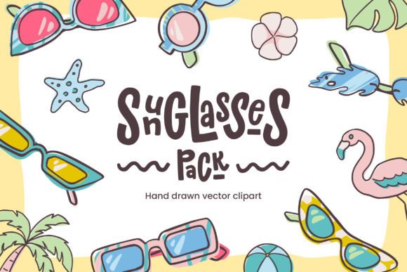 Designing with the Sunglasses Vector Summer Pack: A Comprehensive Guide for Creators