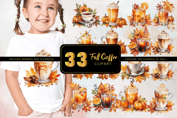 Fall Coffee PNG Sublimation Bundle: A Creative Tool for Seasonal Designs