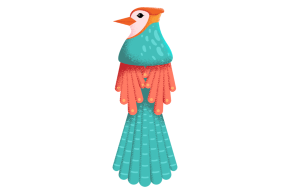Feathered Bird. Exotic Wild Animal. Deco: A Rising Star in Creative and Commercial Design
