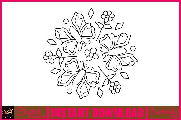 Floral Line Art Flower SVG Elements 83: A Versatile Design Resource for Creative Projects