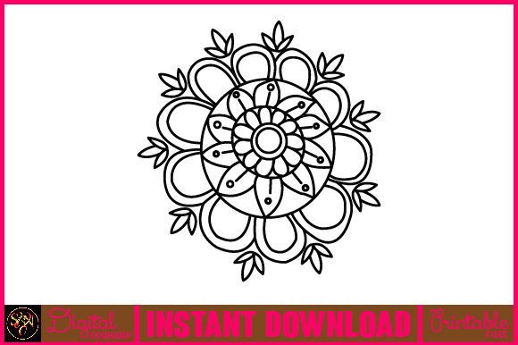 Floral Line Art Flower SVG Elements 94 – Elegant Design for Every Occasion