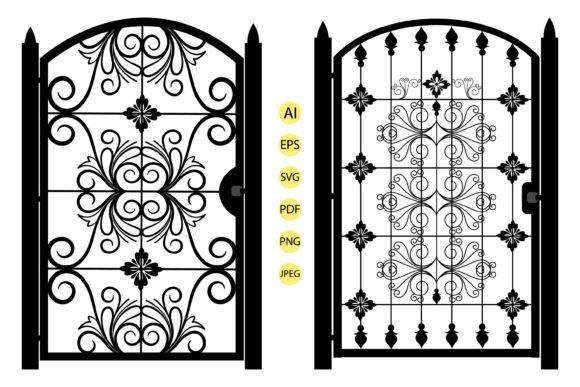 Front Door and Gates Vector Illustration: A Practical Design Resource for Modern Spaces