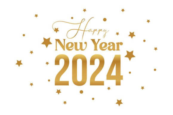 Golden New Year 2024 Typography: A Guide to Choosing and Using the Right Design Elements