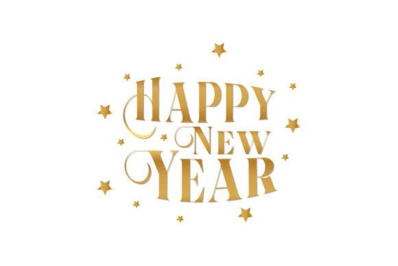 Happy New Year 2024 Typography: Creative Designs and File Formats for Stunning Celebrations