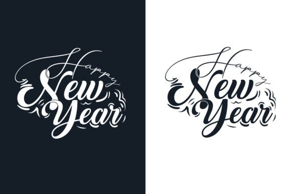 Happy New Year Typography Design: Creative Ways to Celebrate 2024