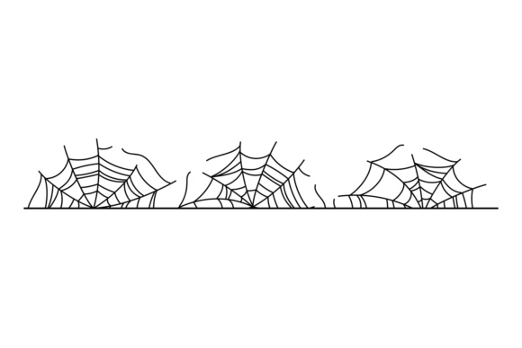Spider Web Horizontal Divider: A Decorative Element for Modern Design