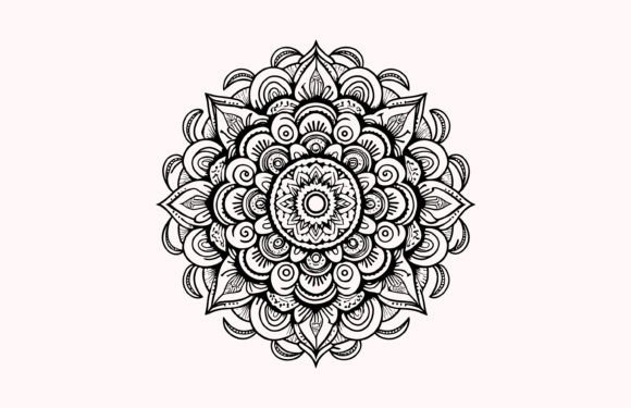 Unlocking the Beauty of Lineart Mandala Design Vector Free for Print and Digital Use