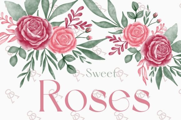 Watercolor Roses Flower: A Timeless Design Element with Modern Appeal